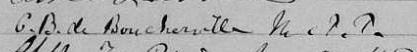 Signature de C. B. de Boucherville: 5 février 1866 Signature de C. B. de Boucherville: 5 février 1866