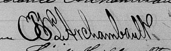 Signature de T. L. Archambault: 7 août 1868 Signature de T. L. Archambault: 7 août 1868