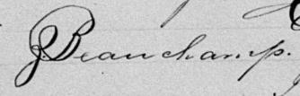 Signature de Z. Beauchamp: 29 juillet 1892 Signature de Z. Beauchamp: 29 juillet 1892