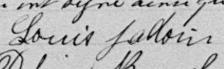Signature de Louis Jodoin: 24 octobre 1899 Signature de Louis Jodoin: 24 octobre 1899