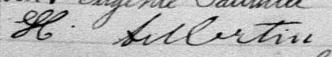 Signature de H. Aubertin: 5 octobre 1882 Signature de H. Aubertin: 5 octobre 1882
