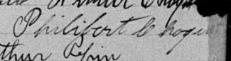 Signature de Philibert Choquet: 18 avril 1898 Signature de Philibert Choquet: 18 avril 1898