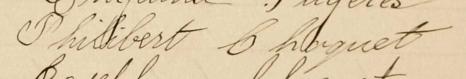 Signature de Philibert Choquet: 20 février 1900 Signature de Philibert Choquet: 20 février 1900