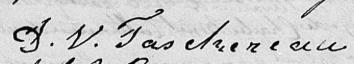 Signature de D. V. Taschereau: 13 avril 1830 Signature de D. V. Taschereau: 13 avril 1830