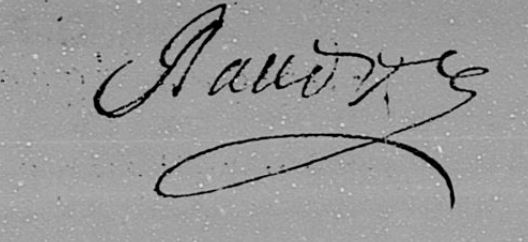 Signature de Raudo: 1710 Signature de Raudo: 1710