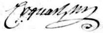 Signature de Coquart: Signature de Coquart: