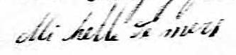 Signature de Michelle Demers: 9 novembre 1828