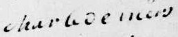 Signature de Charle Demers: 8 février 1740 Signature de Charle Demers: 8 février 1740