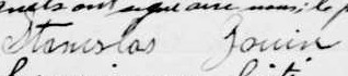 Signature de Stanislas Gouin: 3 juin 1911 Signature de Stanislas Gouin: 3 juin 1911