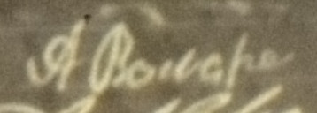 Signature de A. Bouche: 9 juillet 1870 Signature de A. Bouche: 9 juillet 1870