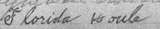 Signature de Florida Houle: 24 janvier 1898 Signature de Florida Houle: 24 janvier 1898